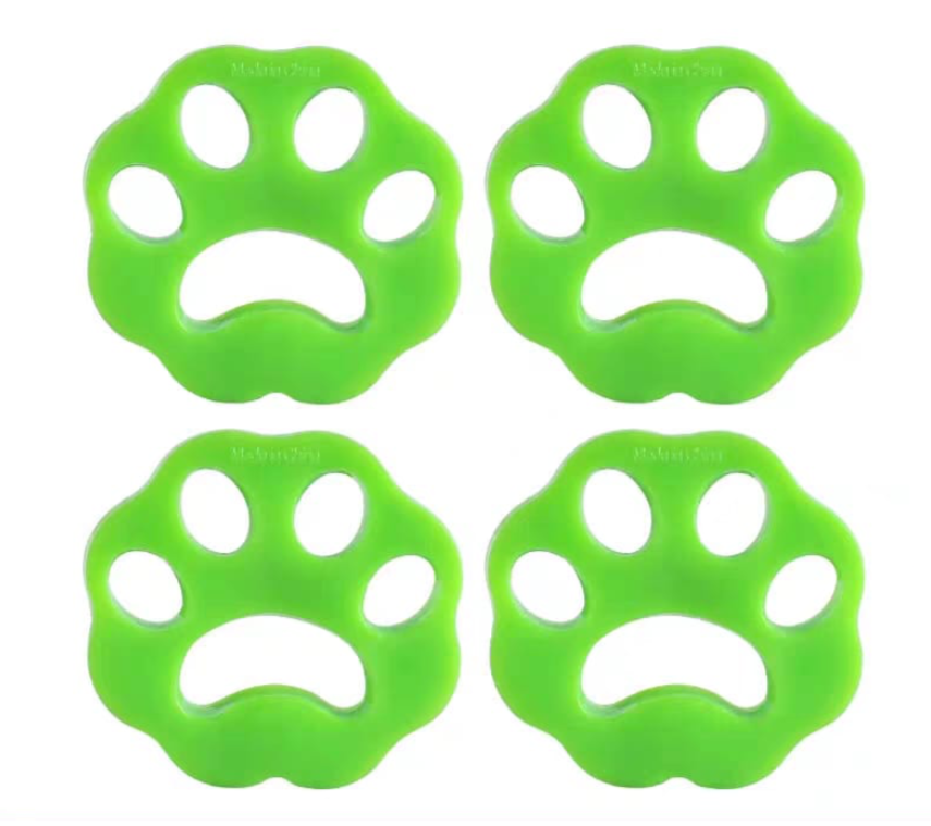 Adhesive Cleaning Paw Pads in Washing Machines