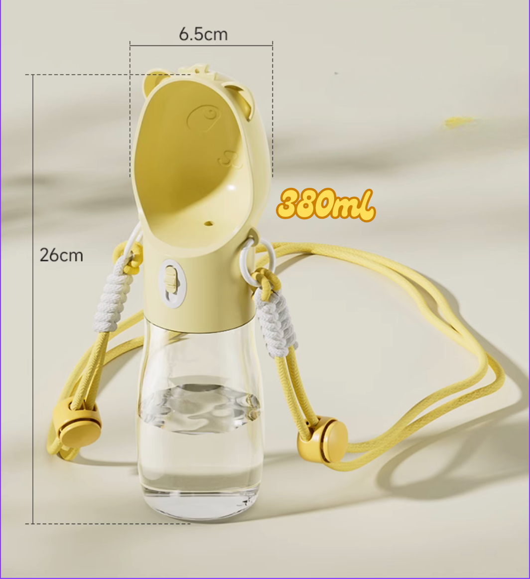 Crossbody Pet Travel Water Bottle