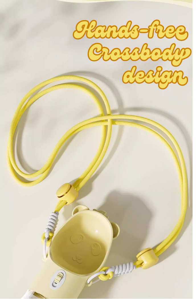 Crossbody Pet Travel Water Bottle