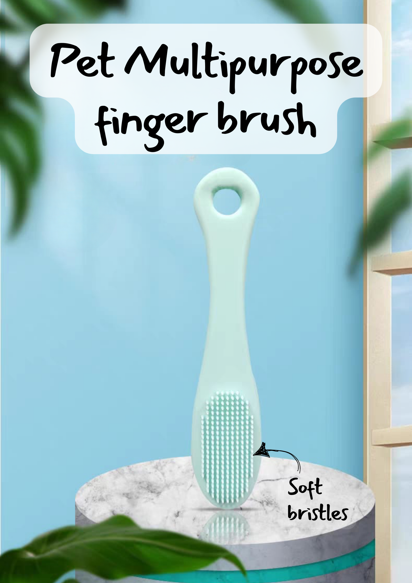 Pet Multipurpose finger brush