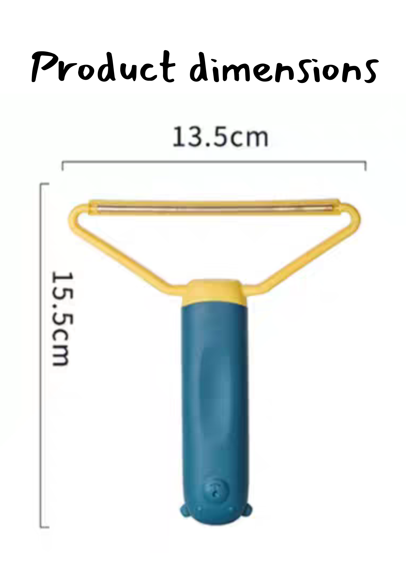 Portable Pet Hair/Fuzz Carpet Scraper