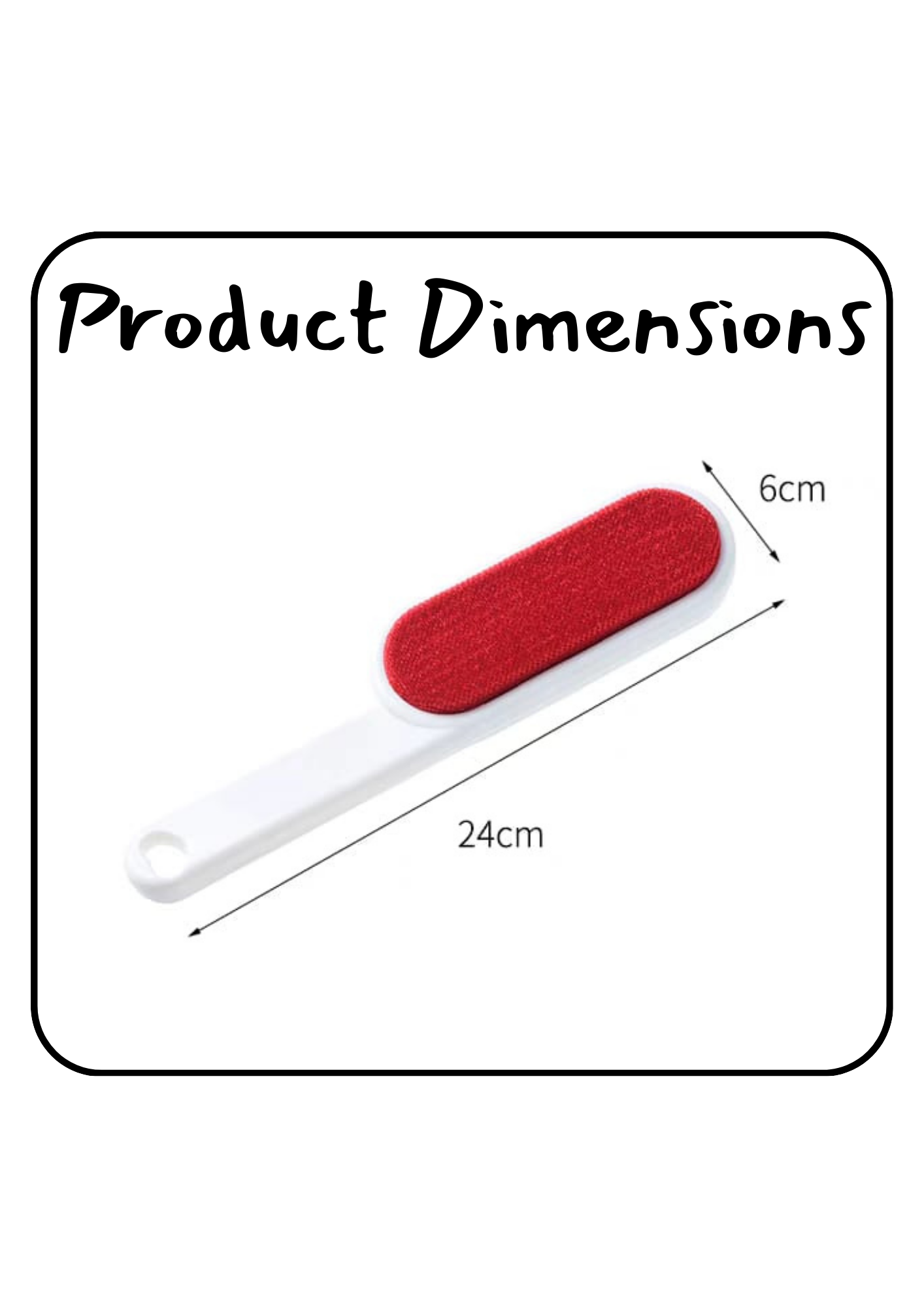 Electrostatic Double-sided Pet Hair Removal Brush