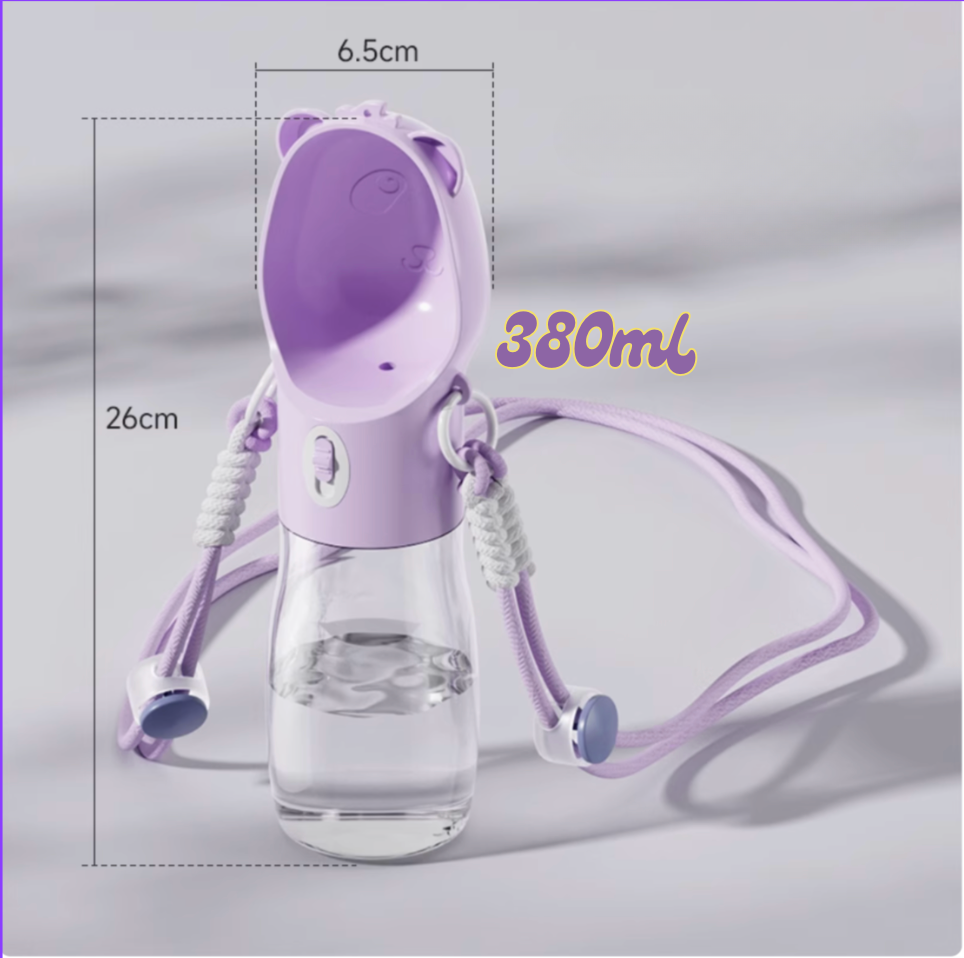 Crossbody Pet Travel Water Bottle