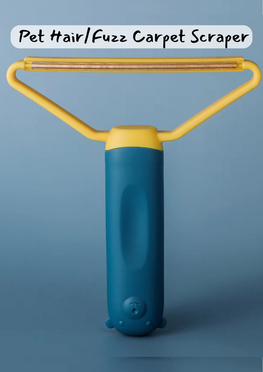 Portable Pet Hair/Fuzz Carpet Scraper
