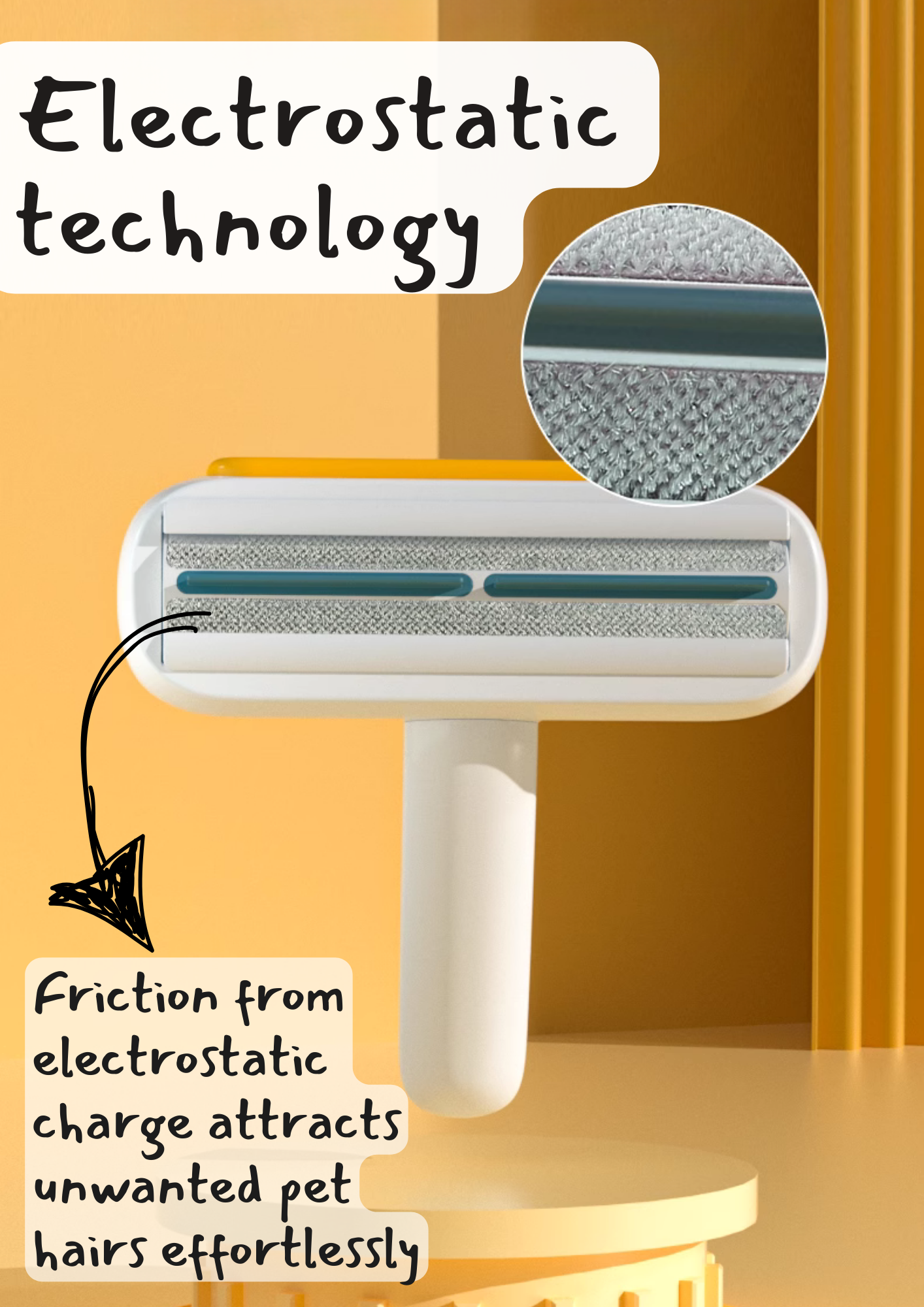 The Duckie Pet Hair and Lint Roller