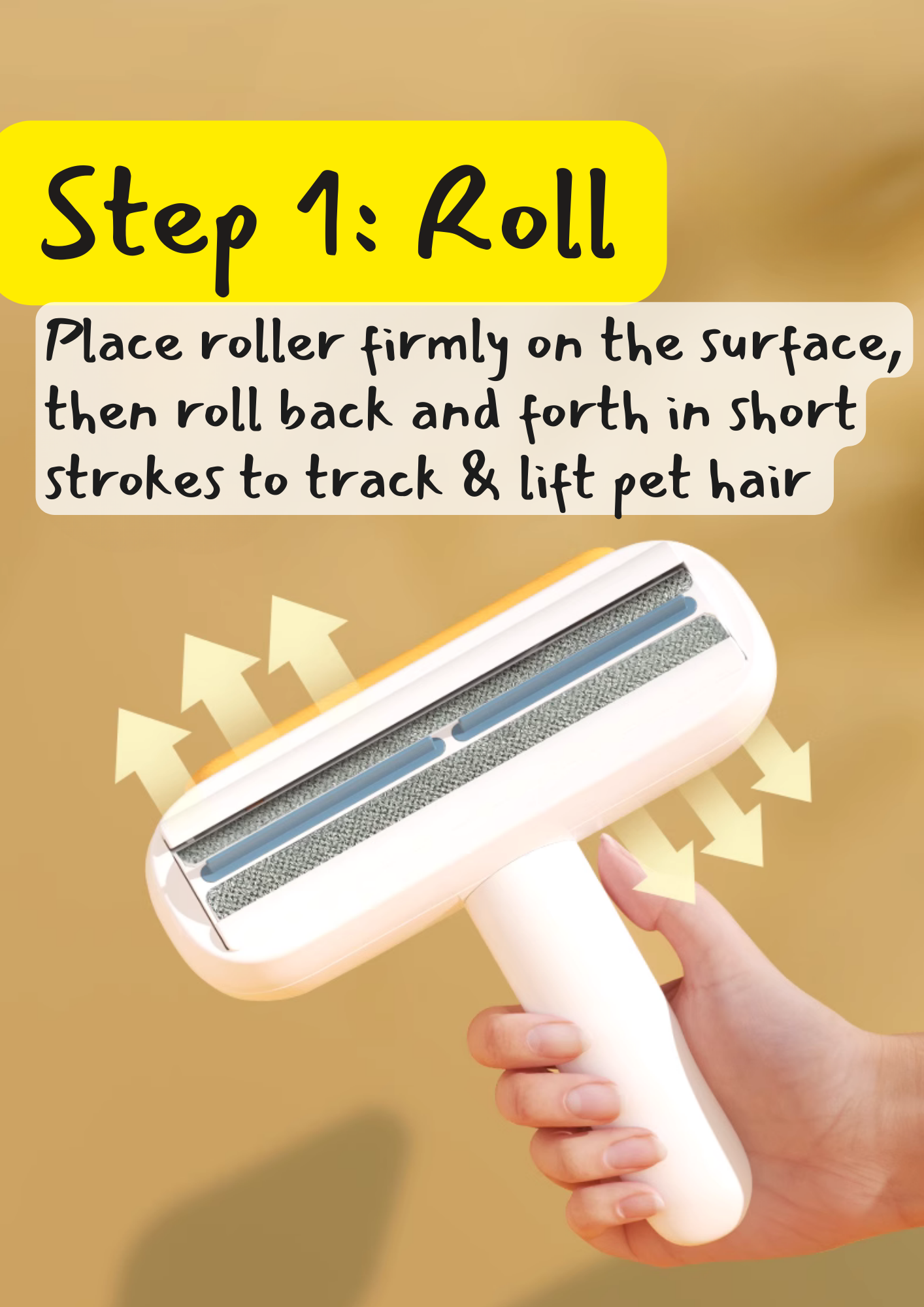 The Duckie Pet Hair and Lint Roller